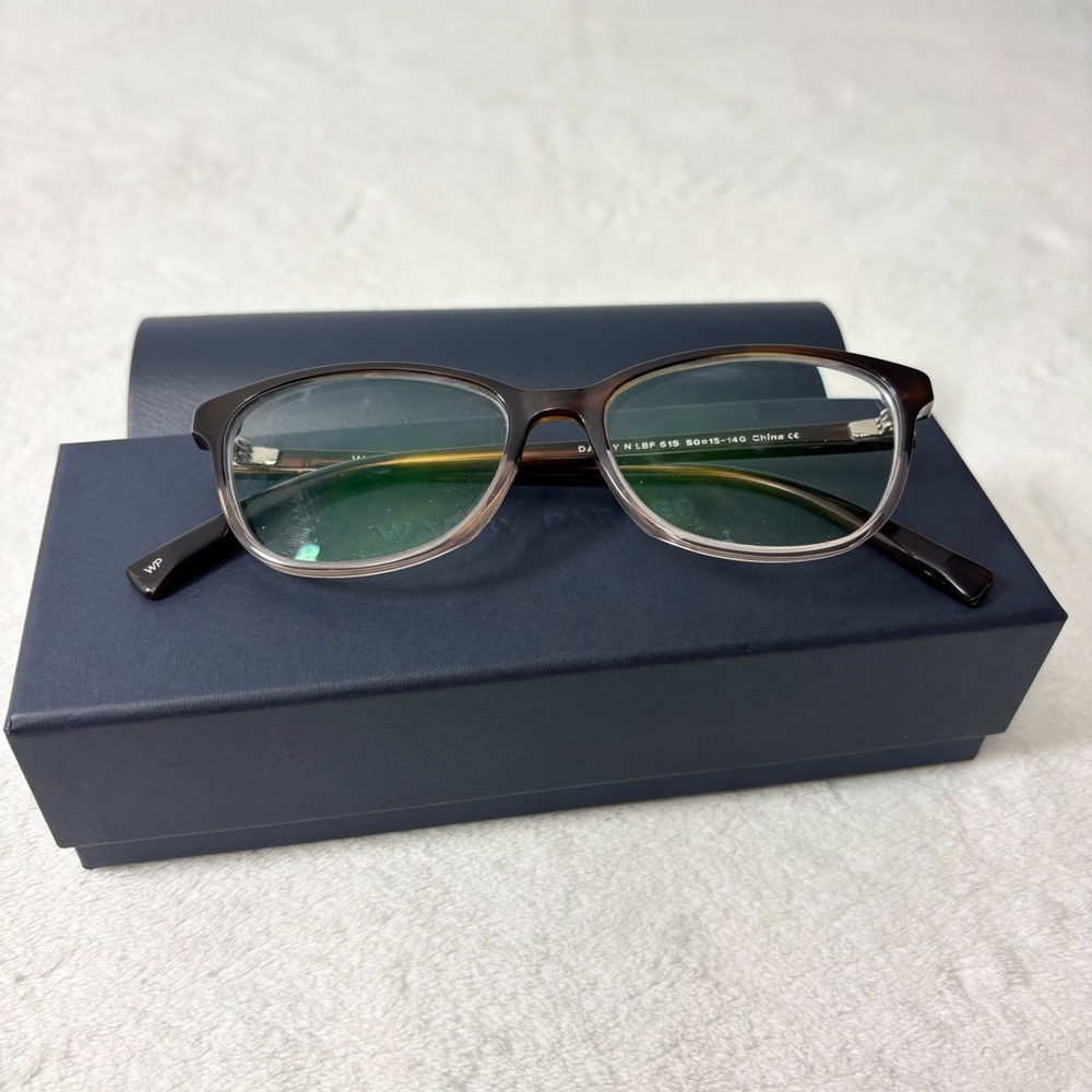 Warby Parker‎ Dual-Tone Black and Brown Eyeglasses Daisy NLBF 615 50 o15-140